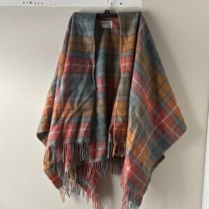 Edinburgh Flannel Lambswool Fringe Shawl
